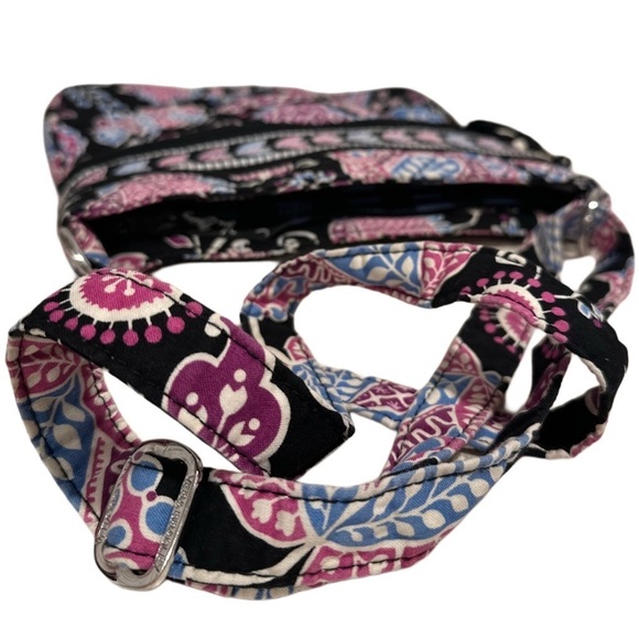 Vera Bradley Triple Zip Hipster & Small Lined Cosmetic Pouch Set Alpine Floral - Picture 7 of 16